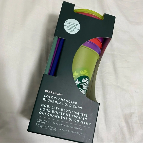 🆕 Starbucks Summer 2022 Color Changing Cold Cups UV Activated - Picture 1 of 4